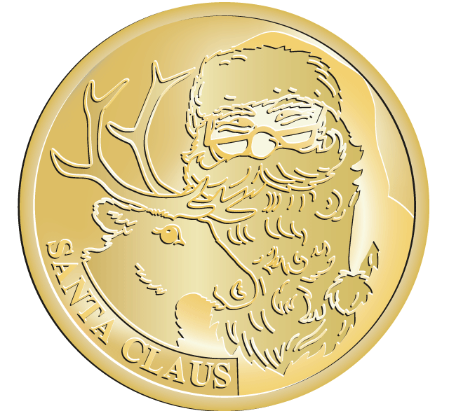 Details about   Around the World with Santa Claus Collectors Coin Limited Edition 