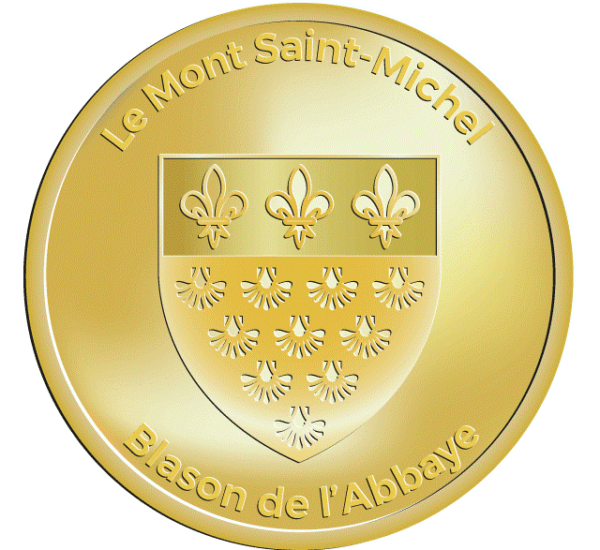 MONT SAINT MICHEL Arms of MontSaintMichel Abbey National Tokens