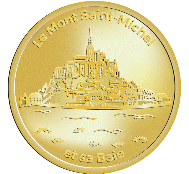 Plaque Décorative En Bois Mont Saint Michel - Style Vintage, Dimensions 20x30 Cm - Fait En Allemagne